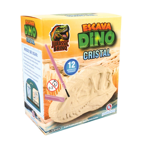 Escava Dino Cristal Polibrinq